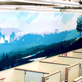 Leavitt Group Office Acoustic Mural